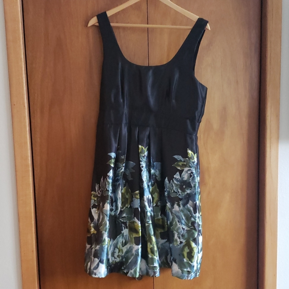 Maurice black multi color dress